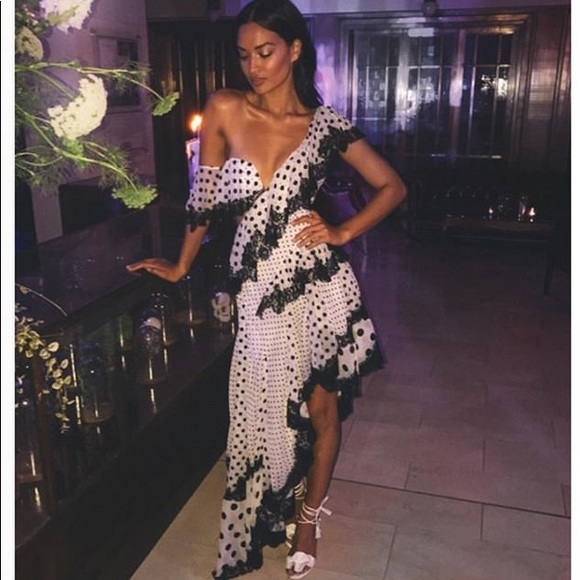 Zimmermann Rife Dally Lace Polka Dot Max Dress - Picture 4 of 9